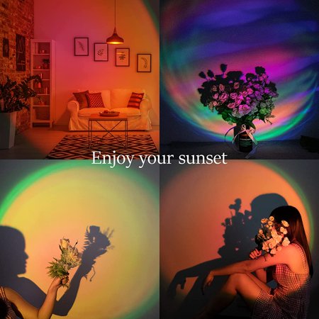 SUNSET LAMP – 16 COLORS REMOTE CONTROLLED